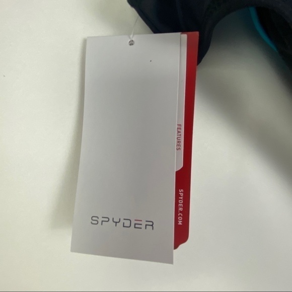 Spyder Wave Print Hipster Bikini Bottoms Women's XL Blue Black NEW - Picture 6 of 15